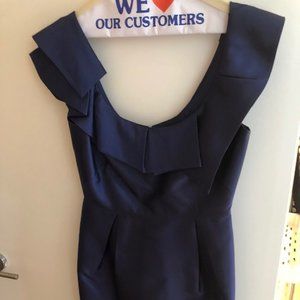 Lela Rose Dark Blue short dress